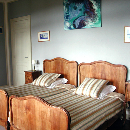 chambre bleue